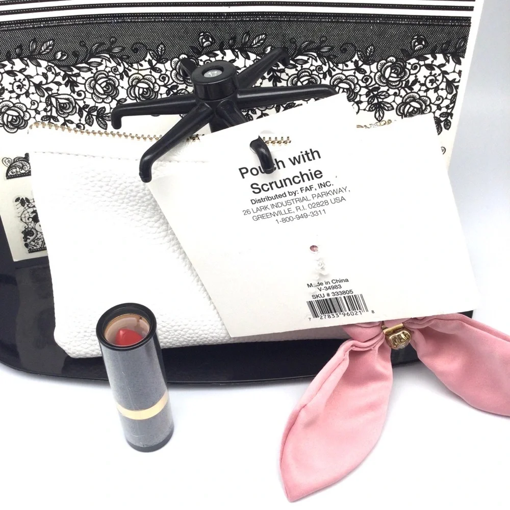 Bride Tribe Pink Script Cosmetic Pouch new